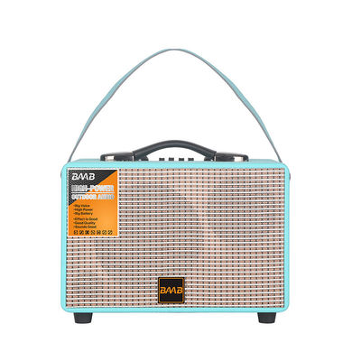 qualité  Wooden loudspeaker aux. new 2023 carbon woofer speaker bluetooth party player guitar player PORTABLE smart wireless blue battery Jbl usine